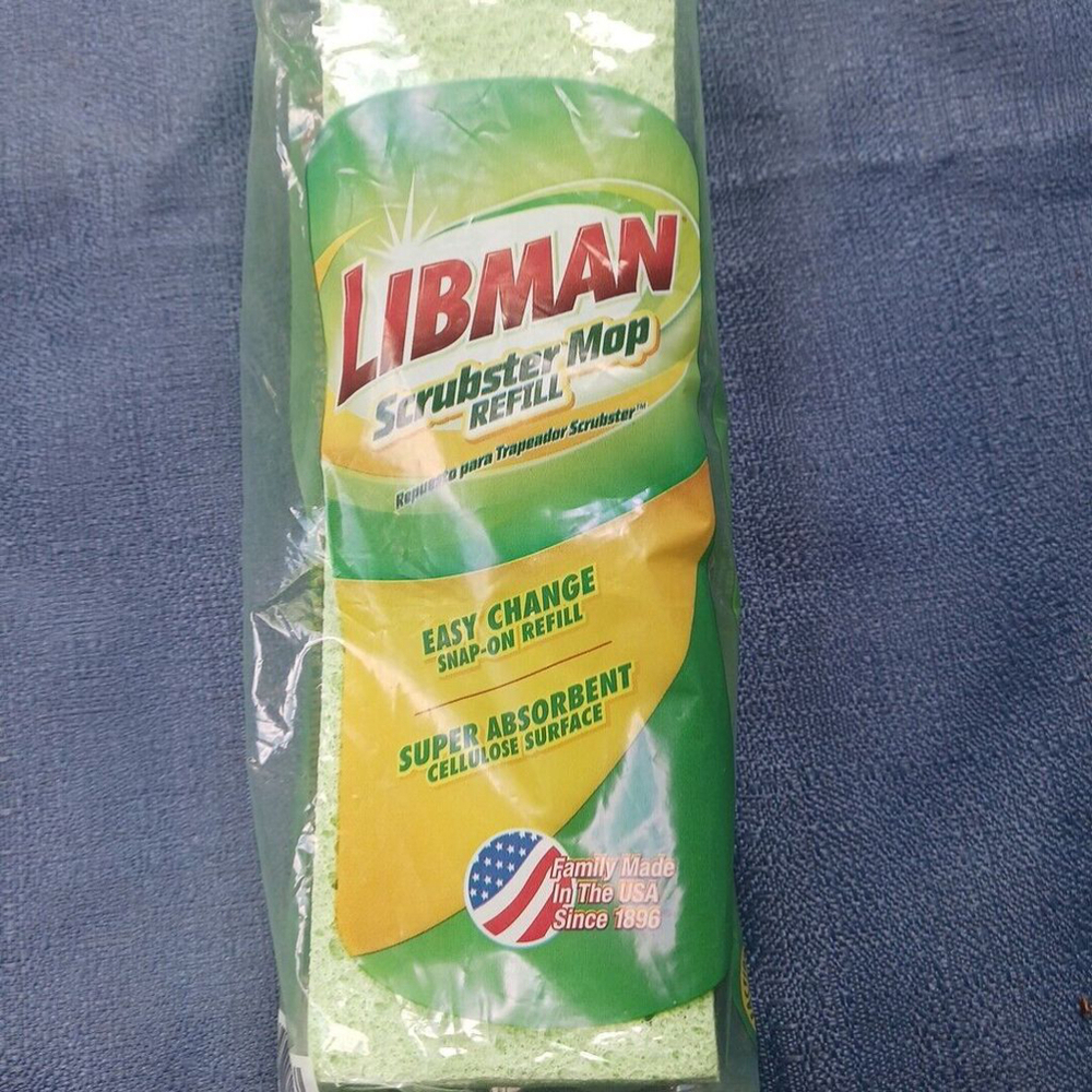 Libman Scrubster Mop Refill NEW Made in USA